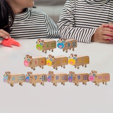 10 Pieces Wooden Building
