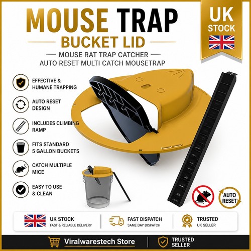 Mouse trap bucket - trap,