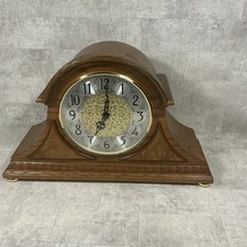 Howard Miller  630-183 Oak Mantel Clock Presidential Dual Chime Working