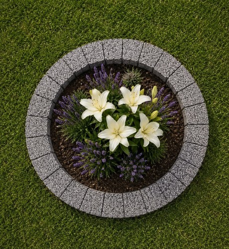 78cm grey garden circle - 78cm,