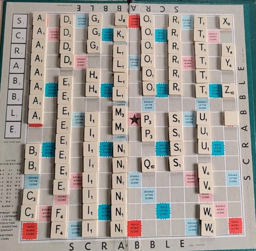 Vintage scrabble individual - vintage,