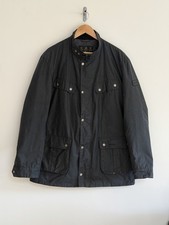 Barbour International “DUKE” Wax Cotton Jacket Dark Blue 3XL /XXXL ***SUPERB***