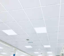 Suspended Wipeable Ceiling Tiles 595mm x 595mm Easyclean Waterproof 600mm x 600