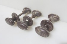 Vintage Bakelite Door Knobs Handles 1 Plate Art Deco 1930's Antique Old -£15each