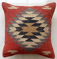 Handmade Jute Throw Kilim