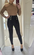 Zara Black High Waisted