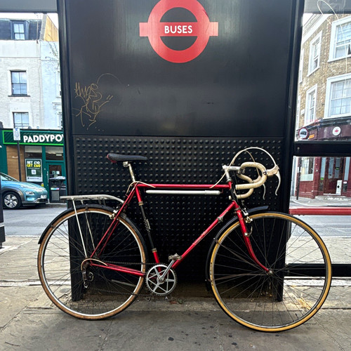 Steel road bike 700c 58cm - bike,
