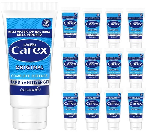 Carex hand sanitiser gel - sanitiser, quick