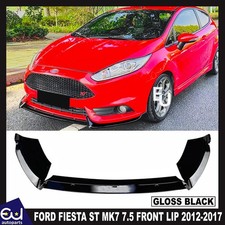 FOR FORD FIESTA ST MK7 7.5 FRONT SPLITTER SPOILER LIP WING BODYKIT GLOSS 2012-17