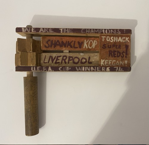 Liverpool wooden football - liverpool,
