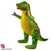 90cmLARGE INFLATABLE REUSABLE DINOSAUR BlowUp T-Rex Dino Party Decor KidsX99352