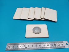 7 x 5cm (70 x 50mm) RECTANGLE Plaques Signs Pyrography Blanks 3mm THICK