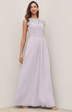 Lipsy Womens Purple Maxi Lace