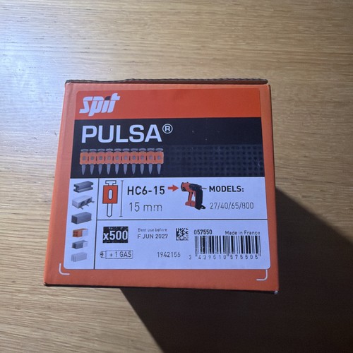 Spit pulsa nails 15mm hc6 - spit,