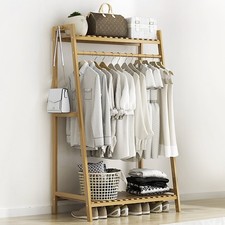 Wooden Clothes Rail Garment