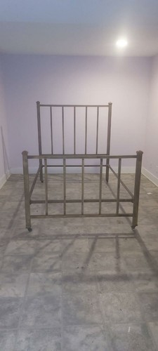 Full antique brass bed - antique,