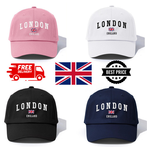 London embroidered baseball - london,