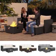 5 Piece Rattan Garden