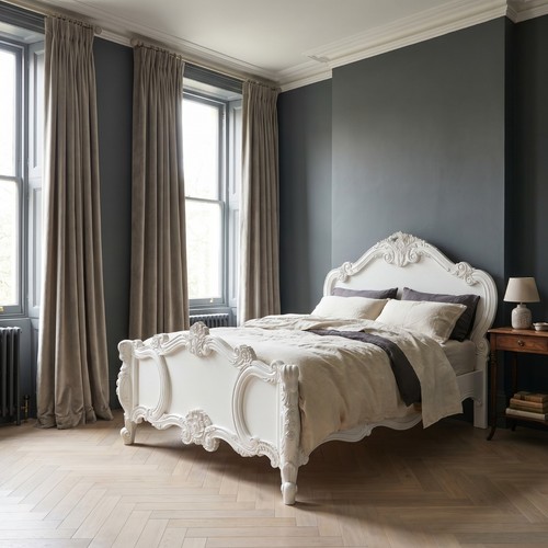 Classic french chateau cherub - chateau,