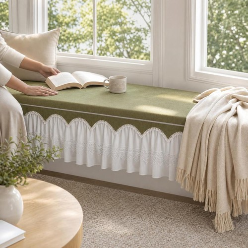 Bay window cushion - window, for