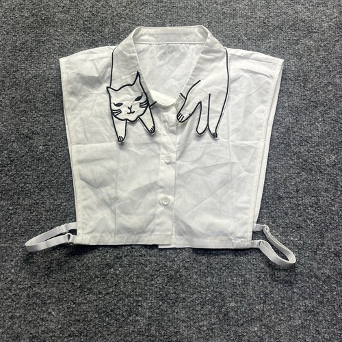 Cute cat embroidered - cat,