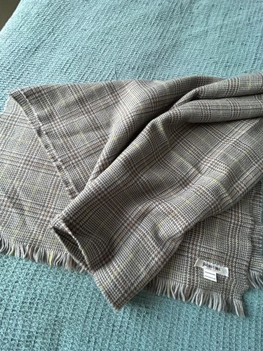 Vintage merino wool - , scarf