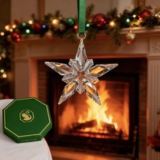Swarovski Crystal 2025 ANNUAL EDITION LARGE CHRISTMAS ORNAMENT 5691172 NEW