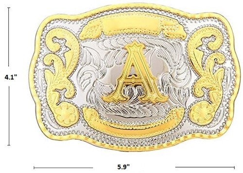 Initial belt buckle - initial,