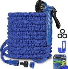 Garden Hose Pipe 100Ft Heavy Duty Extra Long Expandable Water Spray Gun
