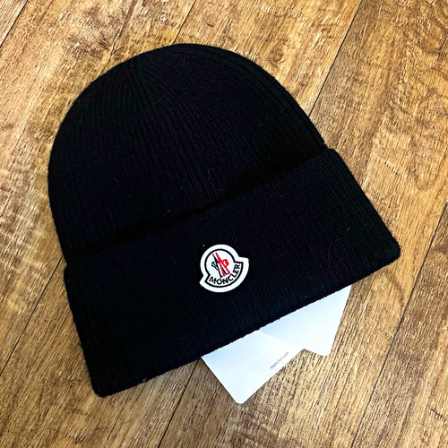 Moncler black knit - moncler, hat