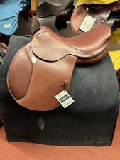 Harry Dabbs Jaguar Tan XJS 17" Medium Fit Leather Jumping Saddle