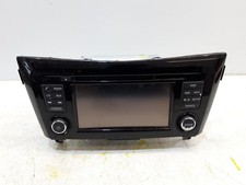 GENUINE 2016 NISSAN QASHQAI 7513750255 Radio Stereo Head Unit Sat Nav Display