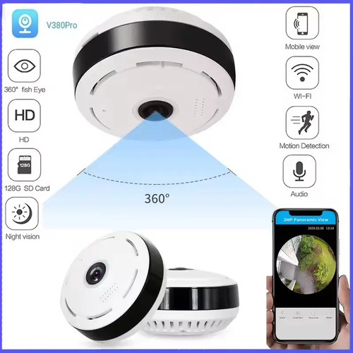 360 wifi camera v380pro - 360°,