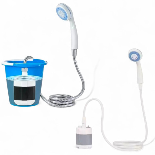 Portable camping shower usb - portable,