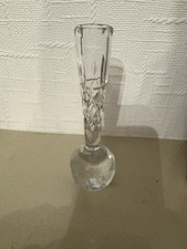Vintage Clear Glass Patterned