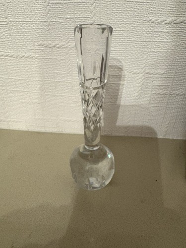 Vintage clear glass patterned - glass,