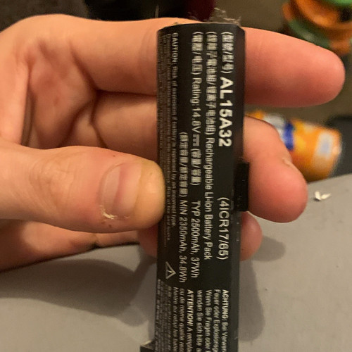 Al16a32 laptop battery - laptop,