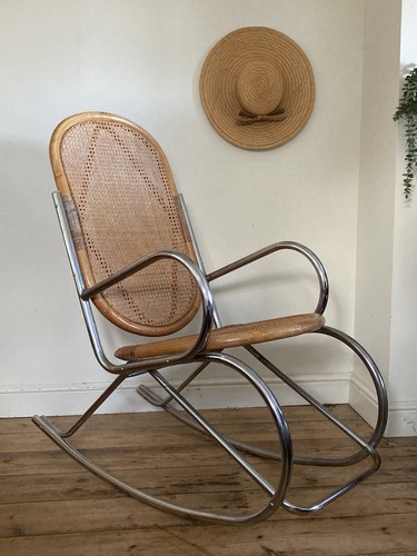Mid century tubular chrome - chrome, and
