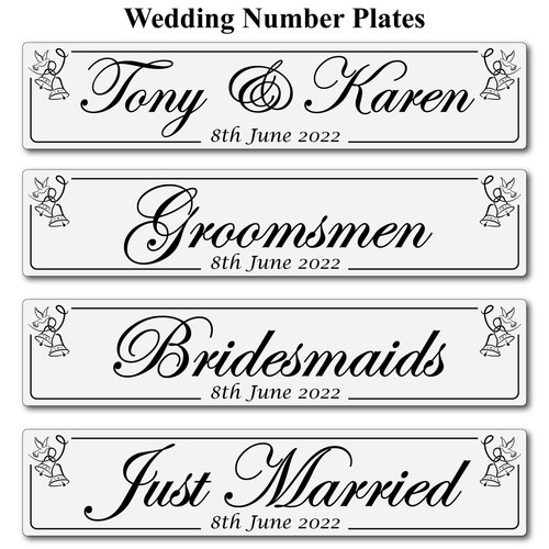 Just married wedding car - just,
