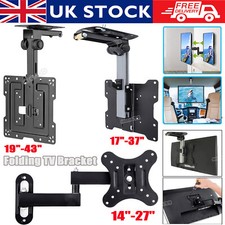 TV Wall Bracket Ceiling Mount Tilt Swivel for 14-43 Inch Monitor LCD LED Camper