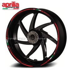 aprilia motorcycle wheel decals rim stickers stripes RSV4 Tuono V4 RS660 red