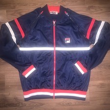 Fila Tracksuit Top 80s Casuals