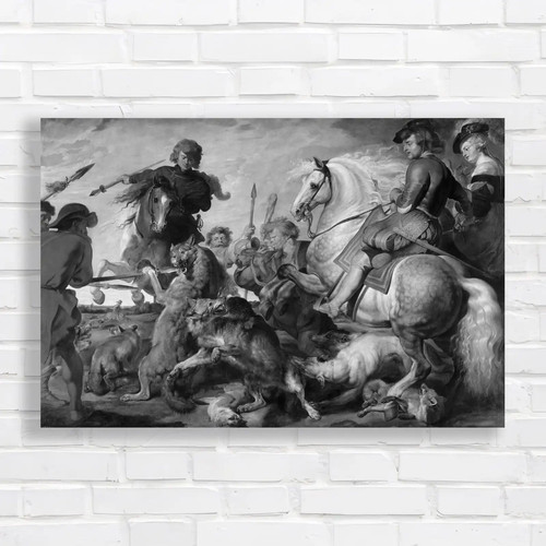 Wild boar hunt baroque - wild,