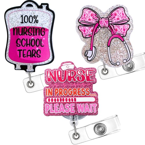 3pc future student nurse badge - student,