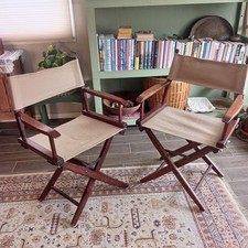 Vintage Cotton Canvas And Wood