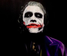 The Joker Heath Ledger A3 Fine