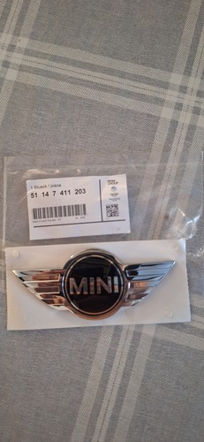 Mini genuine wings - boot, badge