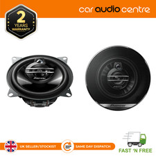 Pioneer TS-G1030F 10cm (4") 3-Way Car Speakers Pair 210W Max 30W RMS + Grilles