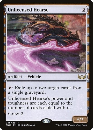 Mtg unlicensed hearse - [mtg],