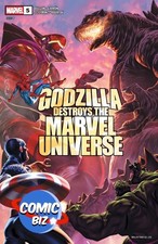 GODZILLA DESTROYS THE MARVEL UNIVERSE #5 (2025) 1ST PRINTING MAIN COVER